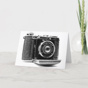 Carte Appareil-photo vintage