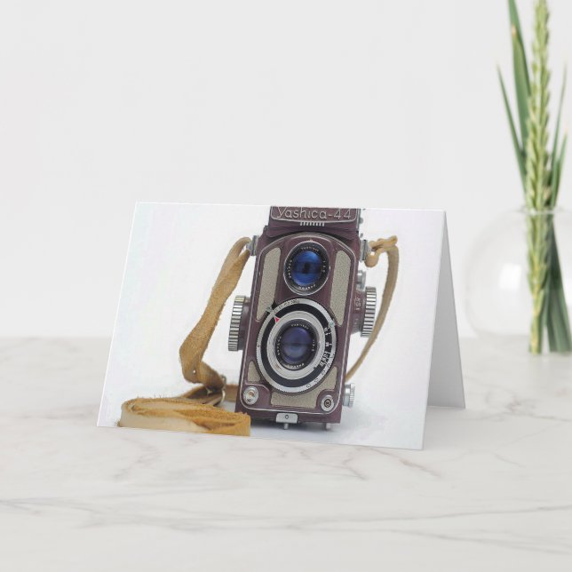 Carte Appareil-photo vintage (Devant)