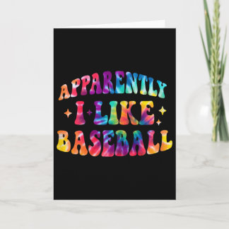 Carte Apparently I Like Sell Funny Retro Sports Mom Tie