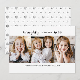 Carte Appartement de Noël Naughty ou Nice