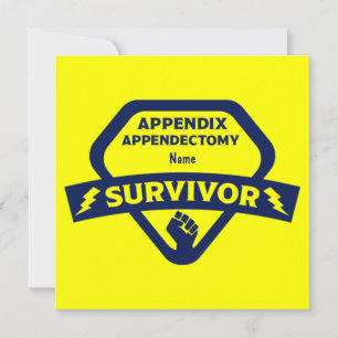 Carte Appendice amusant Chirurgie de suppression Appendi