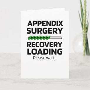 Carte Appendix Surgery Recovery Appendectomy Removal