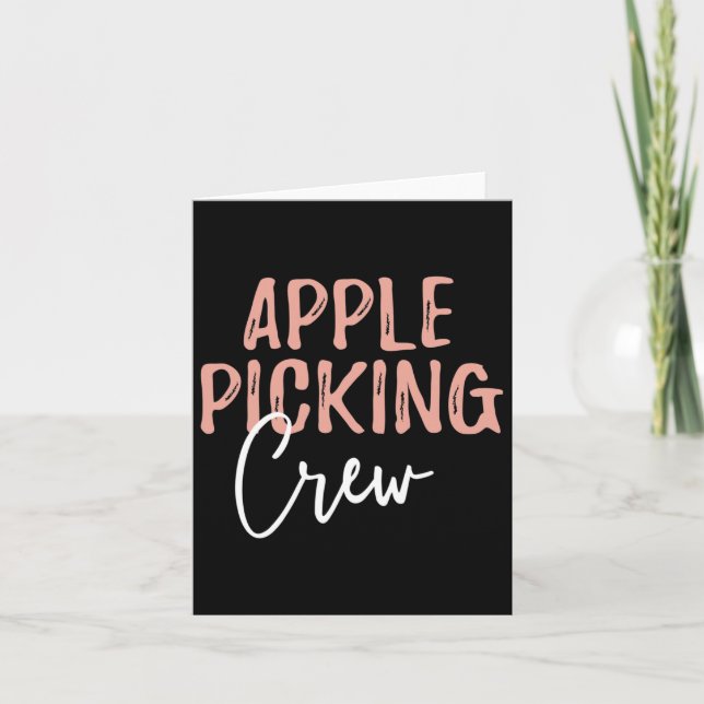 Carte Apple Picking Crew (Devant)