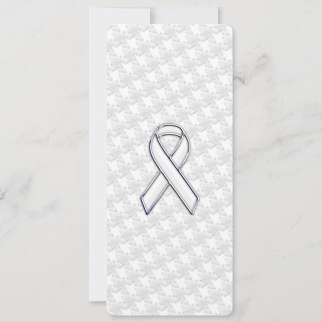 Carte Application de sensibilisation au ruban blanc sur  (Devant)