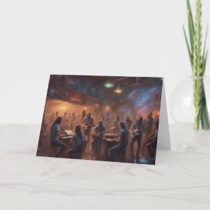Carte Appréciation des membres du groupe pour l'artiste
