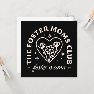 Carte Appréciation du groupe de soutien du club des mama