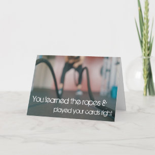 Carte Appris les cordes, félicitations pour la promotion