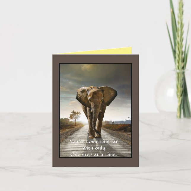 Carte Appui à un ami, encouragement (Devant)