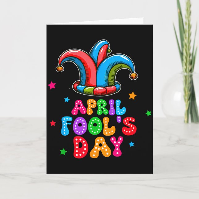 Carte April Fool's Day April 1st Prank Joke Funny Gift  (Devant)
