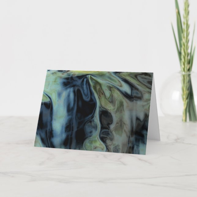 Carte "April Woods I" Numériquement modifié Photo Abstra (Devant)