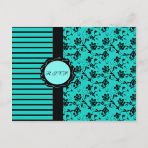 Carte Aqua et Black R.S.V.P.