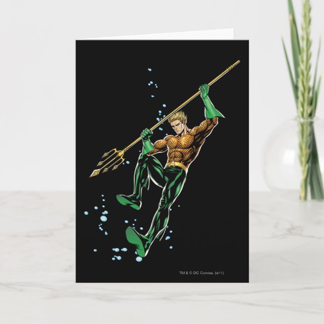 Carte Aquaman avec Spear (Devant)