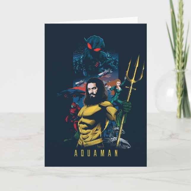Carte Aquaman | Orin, Mera et Black Manta Graphic (Devant)