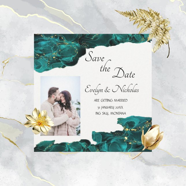 Carte Aquarelle Anastasia Mariage Enregistrer la date (Créateur téléchargé)