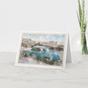 Carte Aquarelle Corvair Monza