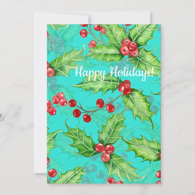 Carte Aquarelle de baie vitrée (Devant)