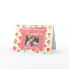 Aquarelle fille rose mignonne Photo Anniversaire f