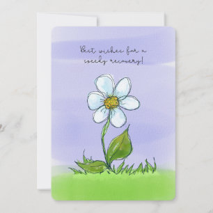 Carte Aquarelle Fleur Récupération rapide obtenir bien b