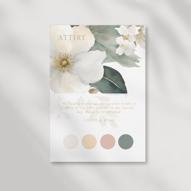 Carte Aquarelle Mariage Pastel Attire (Créateur téléchargé)