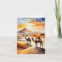 Aquarelle Sahara Desert