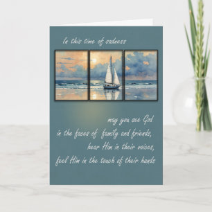 Carte Aquarelle Sailboat Scène