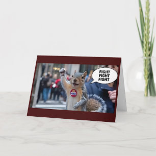 Carte Arachide l'écureuil Noël amusant conservateur