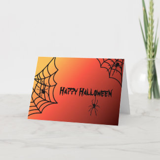 Carte Araignée d'Halloween