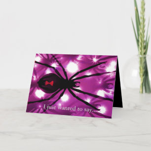 Carte Araignée veuve noire