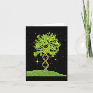 Carte Arbre Adn - Biologiste Biologie Étudiant Sciences 