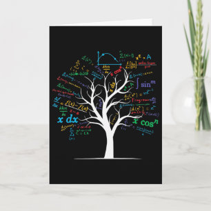 Carte Arbre d'algèbre de calcul Ap drôle Prof de maths N