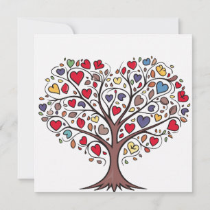 Carte Arbre d'amour