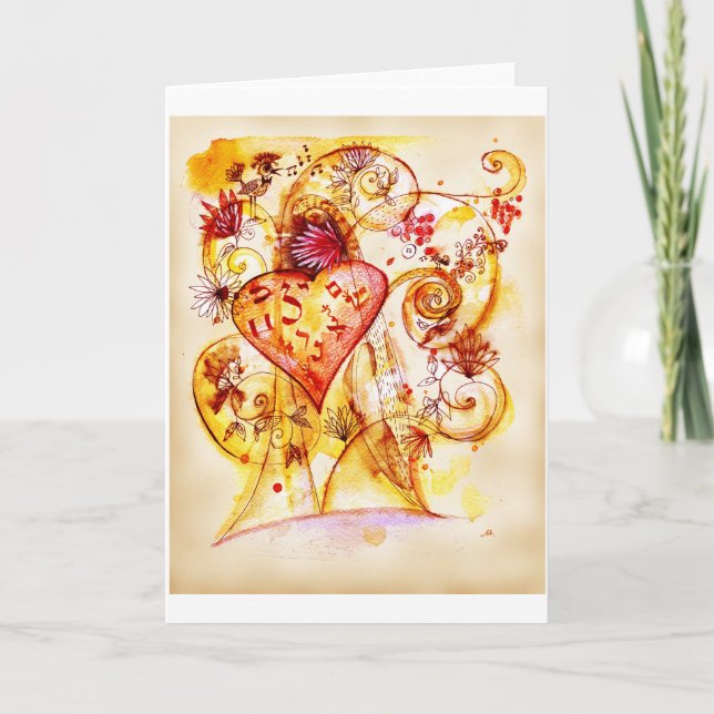 Carte Arbre d'amour (Devant)