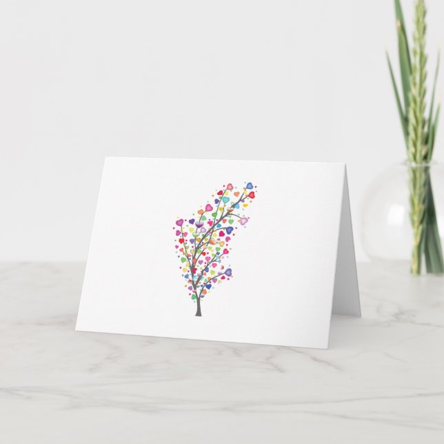 Carte Arbre d'amour et d'harmonie (Devant)