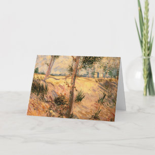 Carte Arbre dans un champ un jour ensoleillé par Vincent