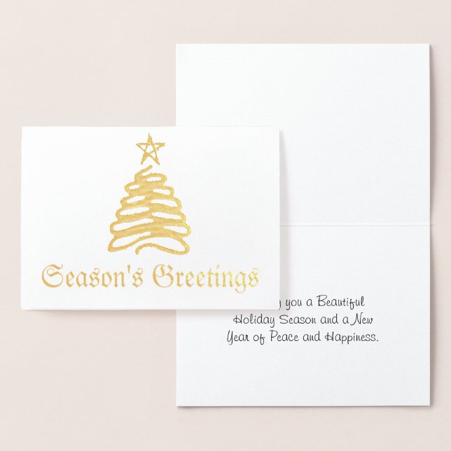 Carte Arbre de Noël (Affichage)