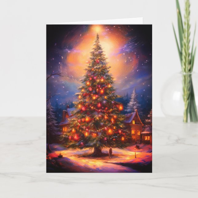 Carte Arbre de Noël (Devant)