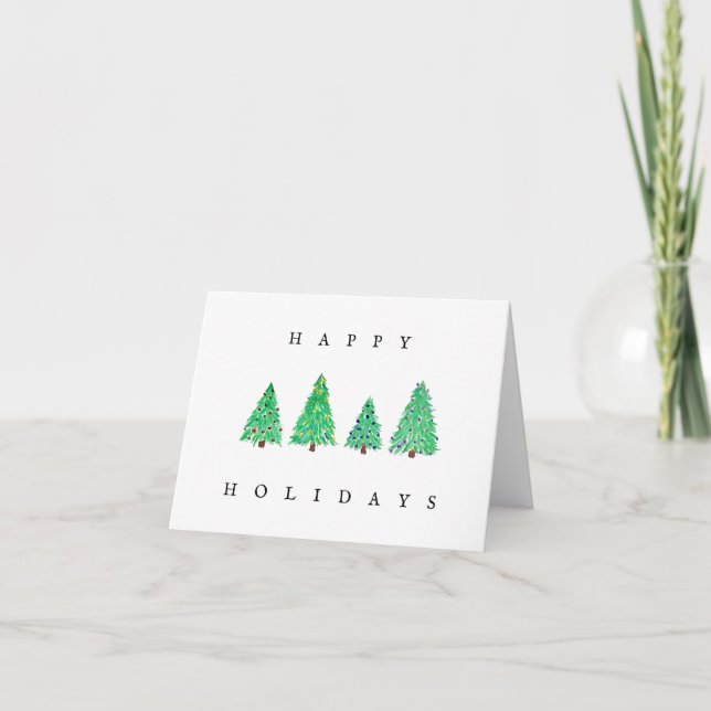 Carte Arbre de Noël chaotique (Devant)