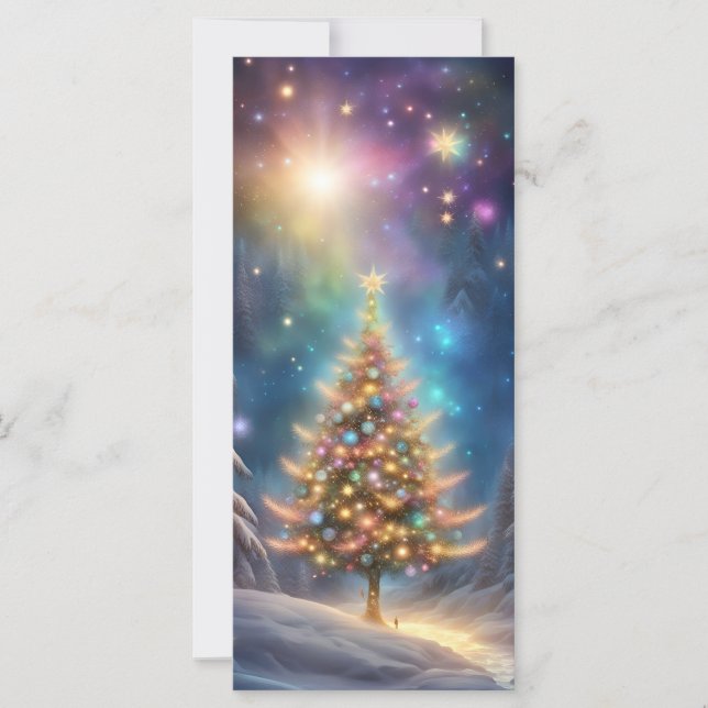 Carte Arbre de Noël majestueux (Devant)