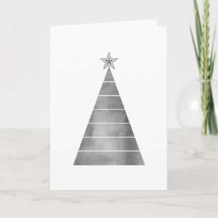 Carte Arbre de Noël minimaliste