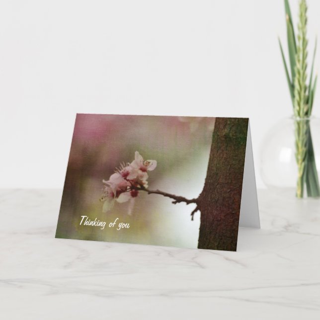 Carte Arbre en floraison (Devant)