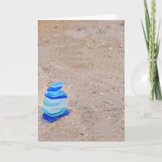 Carte Arbre en verre marin marine (Devant)