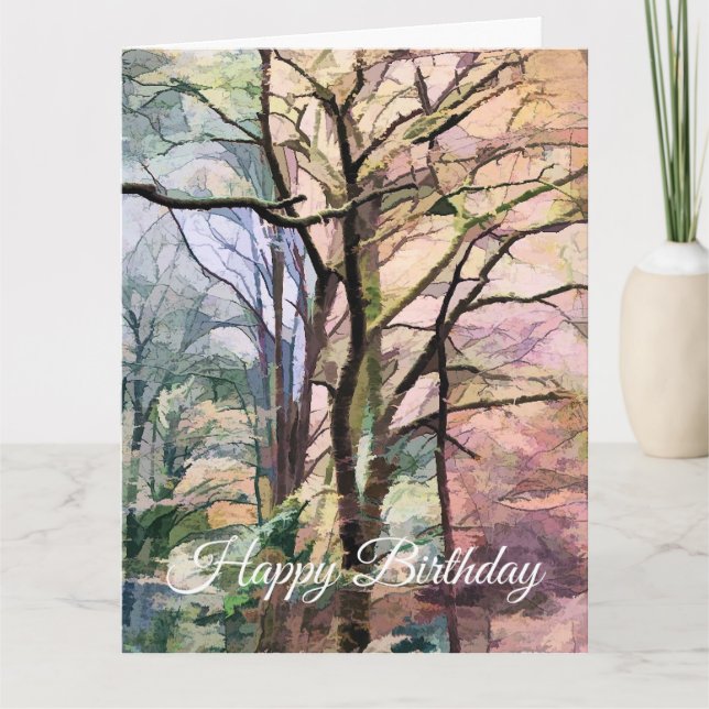 CARTE ARBRES D'AUTOMNE (Devant)