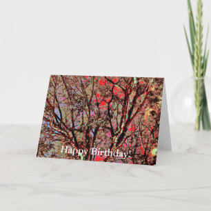 CARTE ARBRES D'AUTOMNE