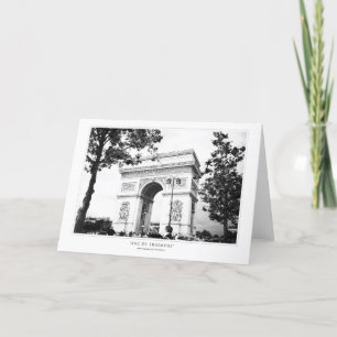 Carte Arc De Triomphe Greeting