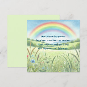 Carte Arc-en-ciel / Champ et devis