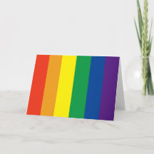 Carte arc-en-ciel couleurs de la fierté