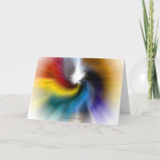 Carte "Arc-en-ciel de nouveau né"