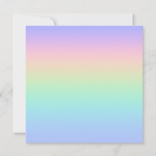 Carte Arc-en-ciel pastel