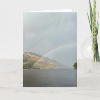 Carte Arc-en-ciel sur un loch des Highlands