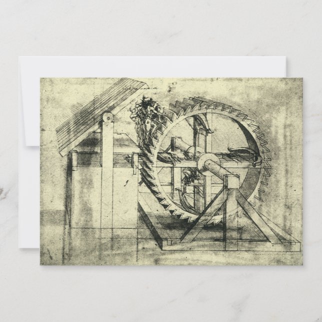 Carte Arc-en-tête propulsé de Léonard de Vinci (Devant)